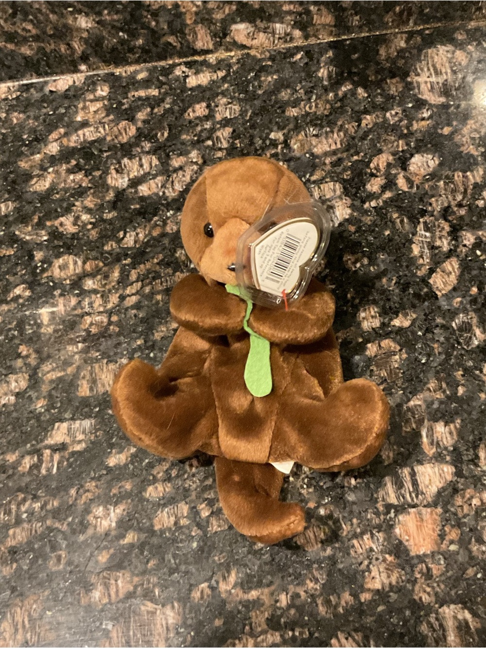 Ty Beanie Baby Brown Plush Otter
